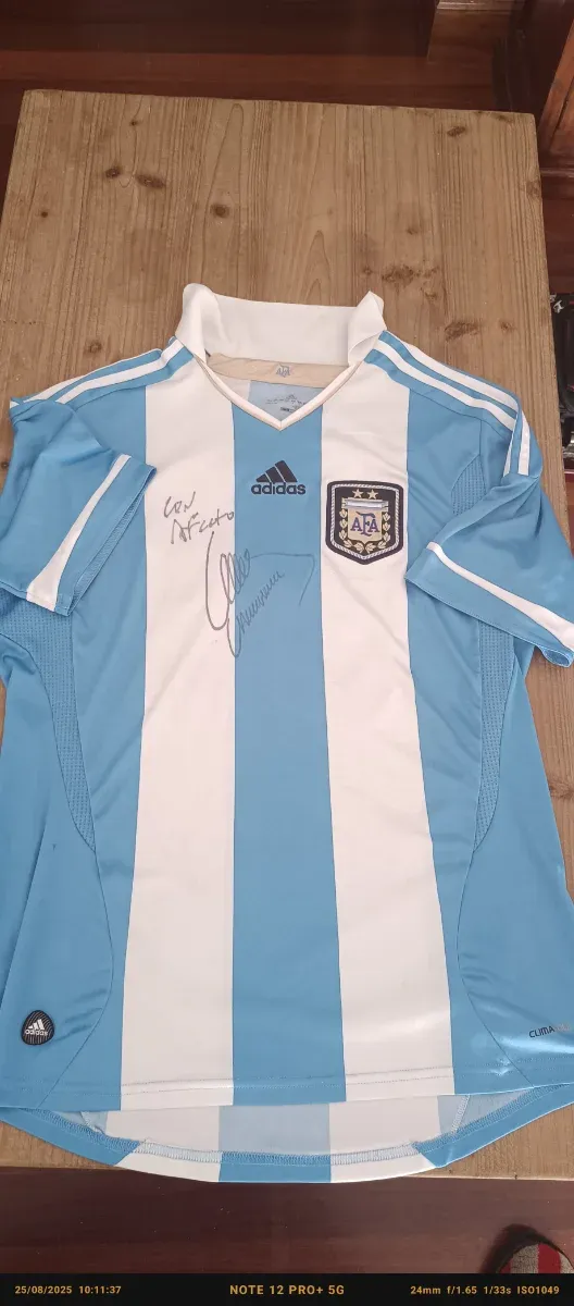 ULTIMI GIORNI Maglia Argentina firmata da Mascherano