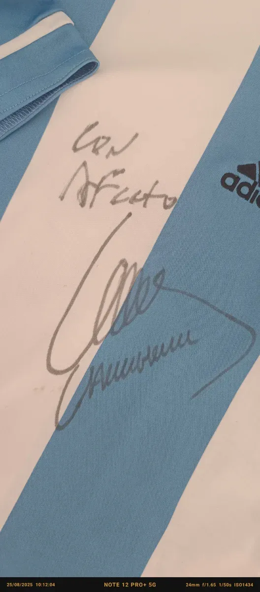 ULTIMI GIORNI Maglia Argentina firmata da Mascherano