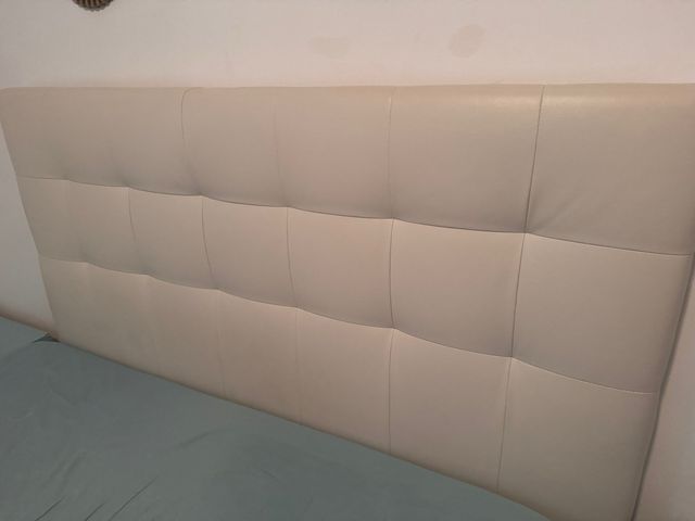 Cabecero Ikea Piel Sintética Beige