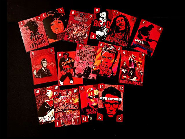 Juego Cartas Música Rock American BookShop