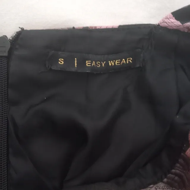 Vestido floral negro y rosa El Corte Inglés