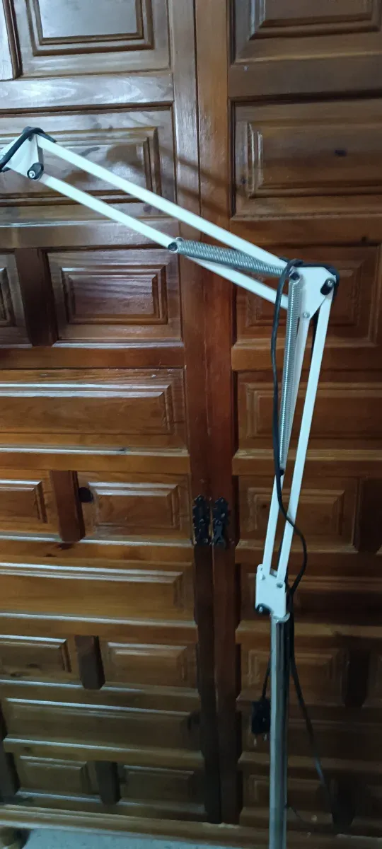 Lámpara de pie vintage médico