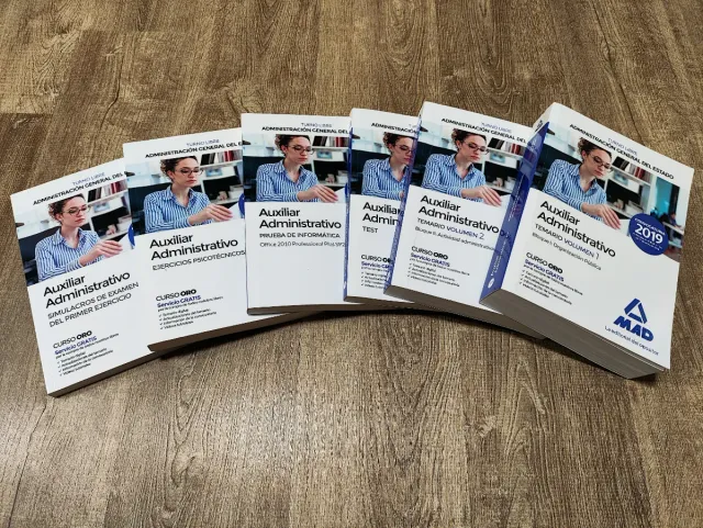 Lote Libros Auxiliar Administrativo MAD