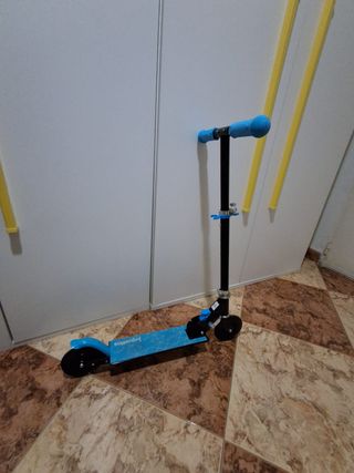 Patinete plegable azul de niño/a