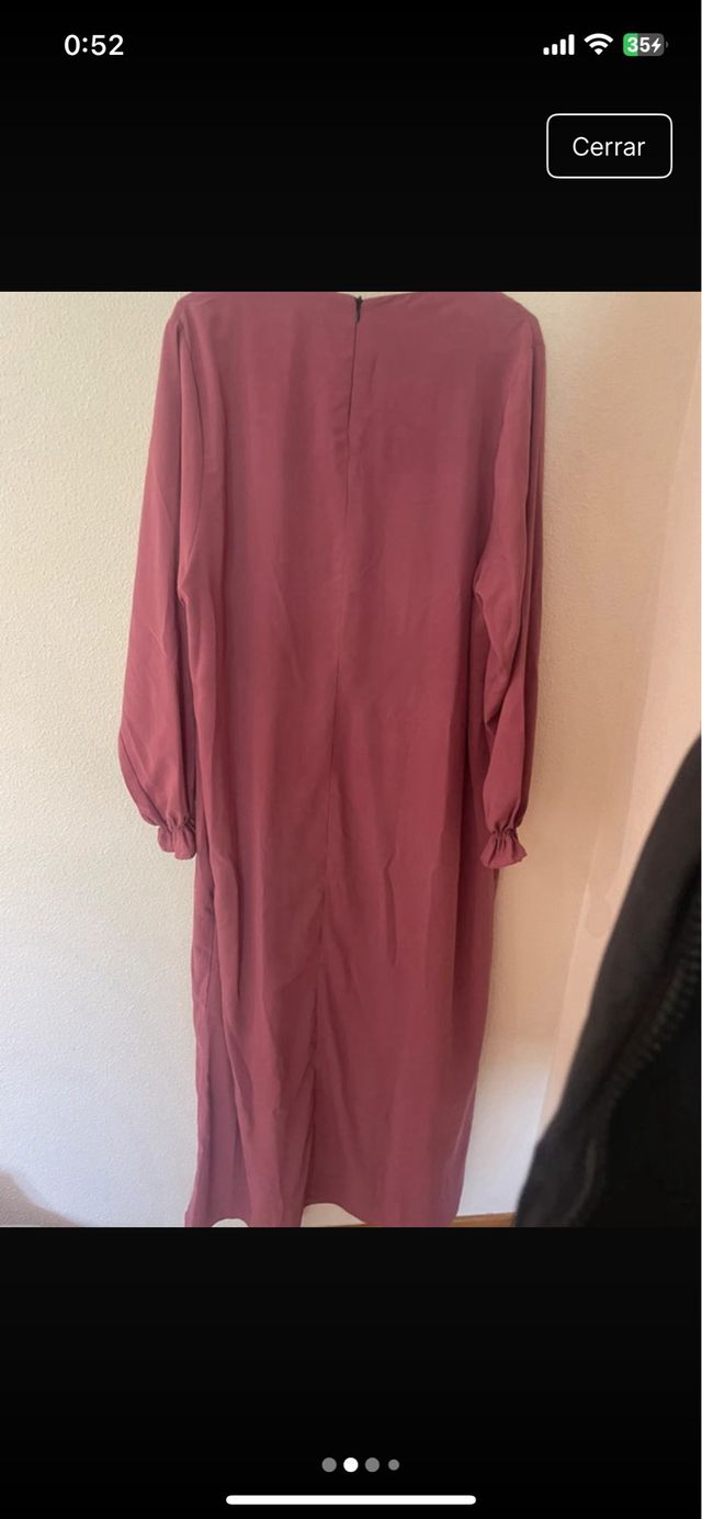 Abaya/Vestido rosa 