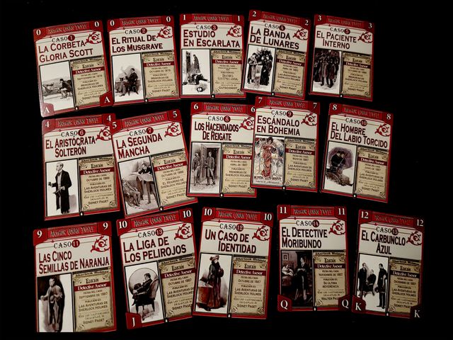 Juego Cartas Sherlock Holmes American BookShop