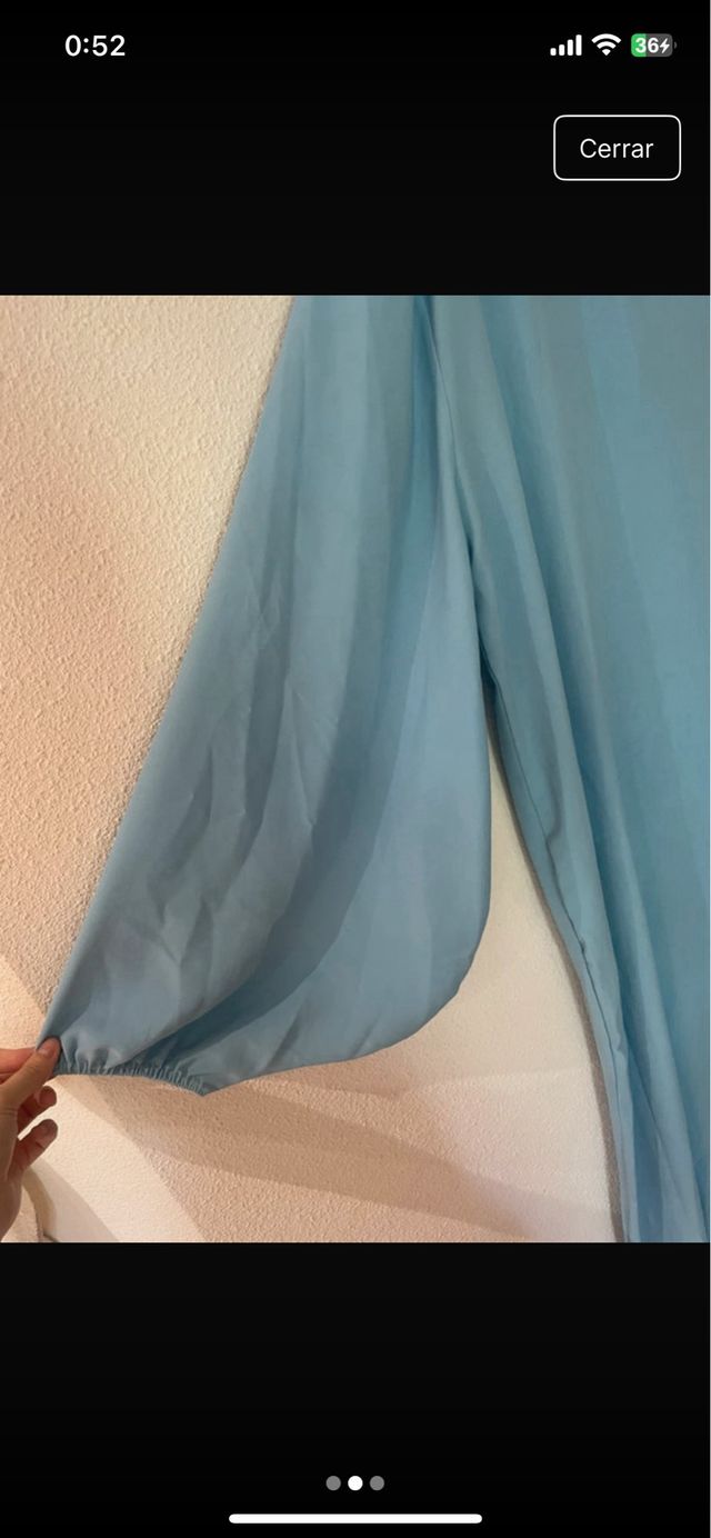 Abaya/vestido azul talla única