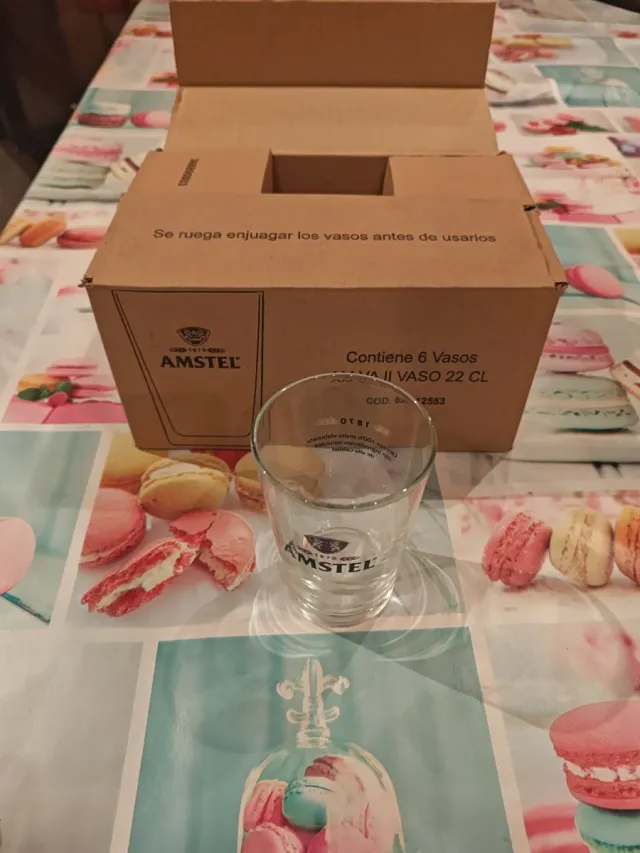 Vasos Amstel 22 cl (6 unidades)