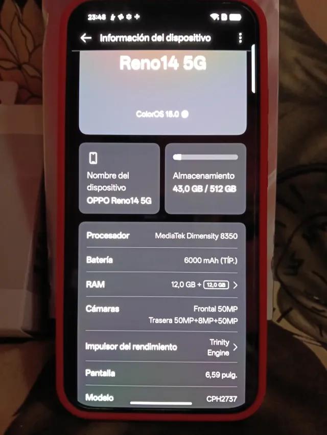 Oppo Reno14 5G y Enco Air4 Blancos