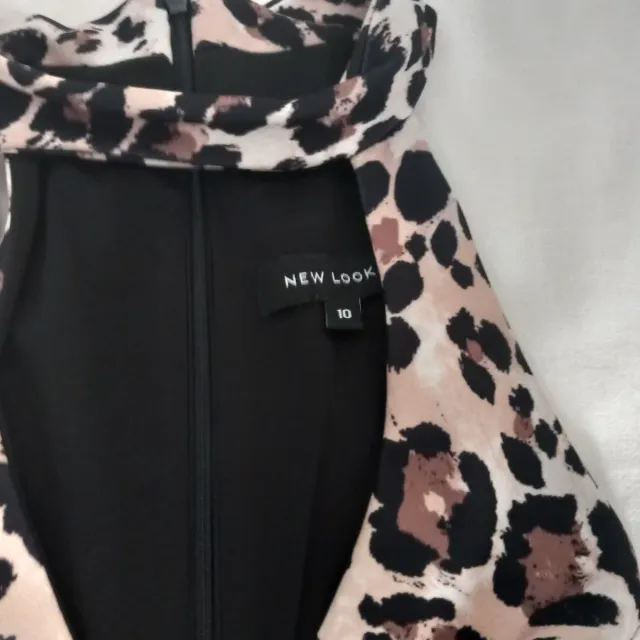 Vestido estampado animal print