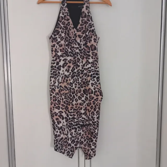 Vestido estampado animal print