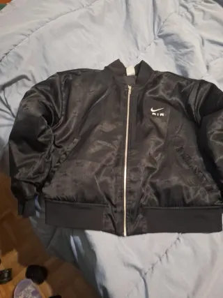 Cazadora Bomber Nike Talla XL Negra