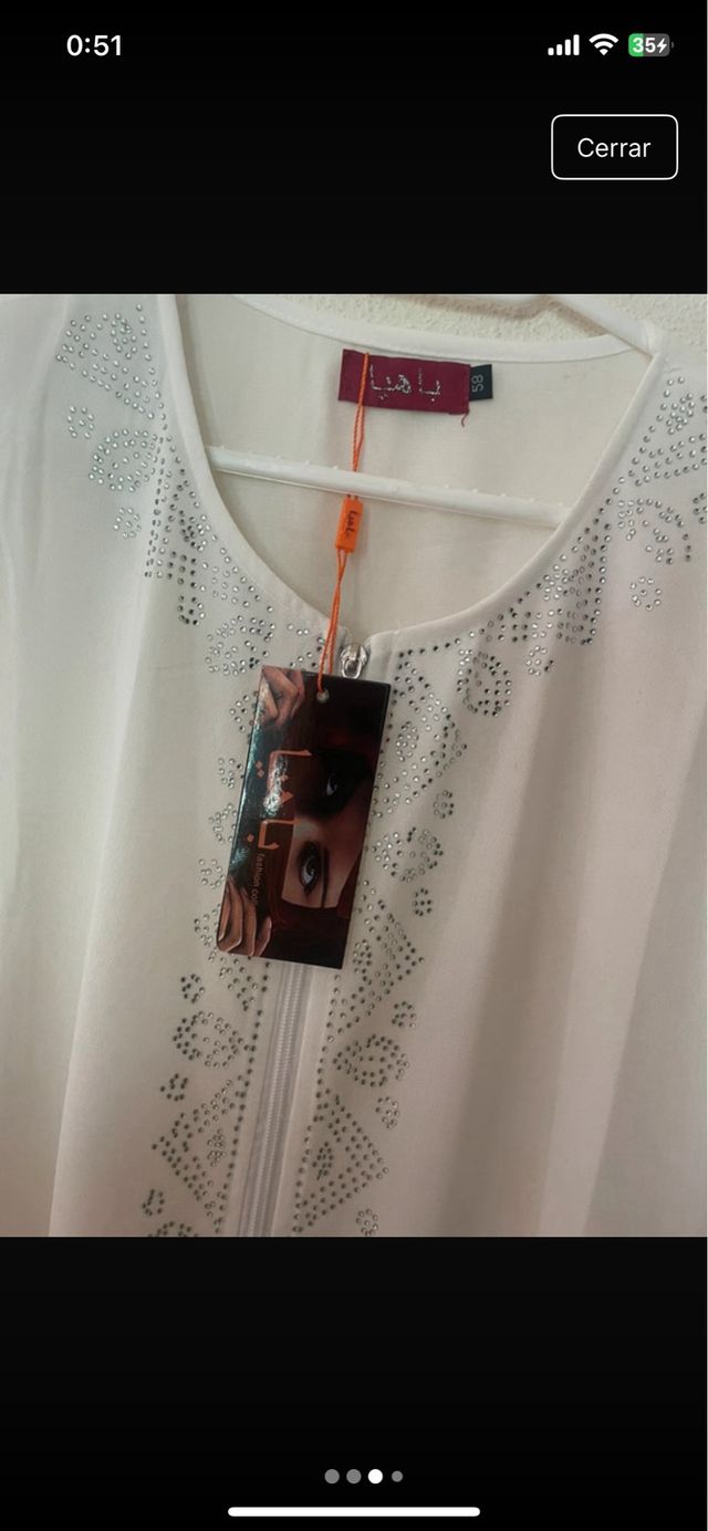 Vestido / Abaya con cremallera