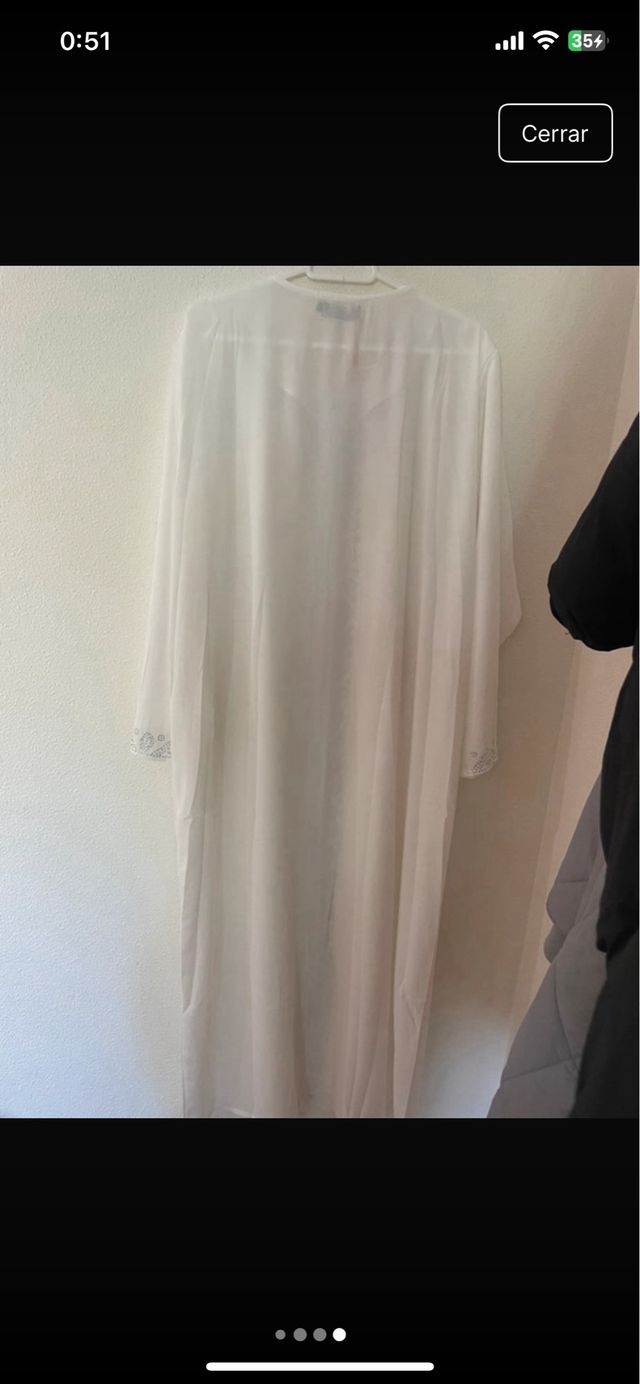 Vestido / Abaya con cremallera