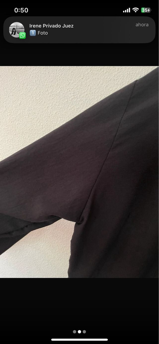 Abaya / Vestido Negro Talla Única