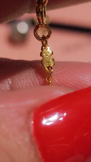 ☆Colgante Oso oro/vermeil con circonitas.