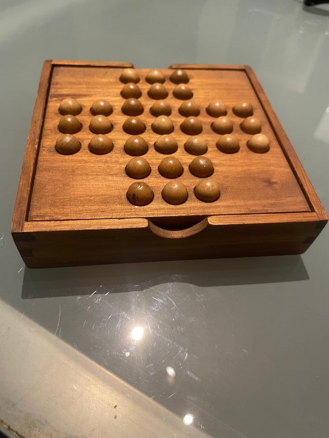 Gioco solitario in legno