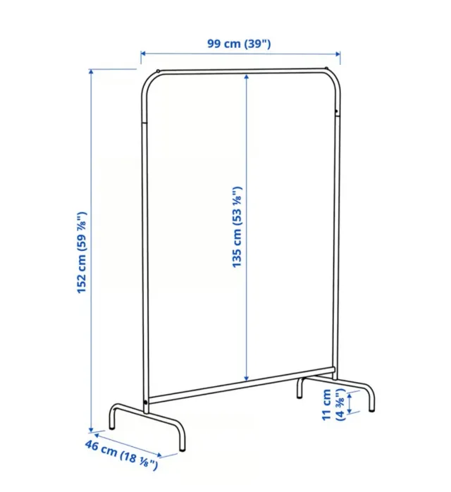 Burro perchero organizador de ropa