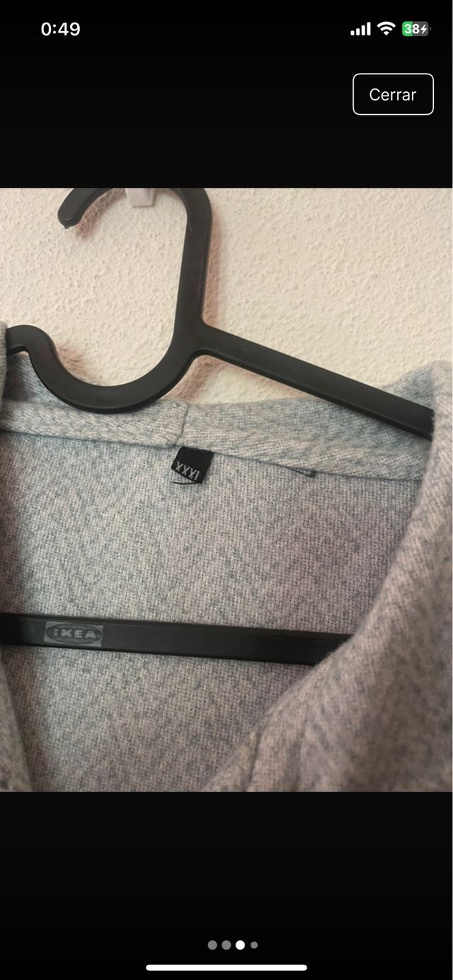 Vestido/Kandora Invierno Gris Talla Única