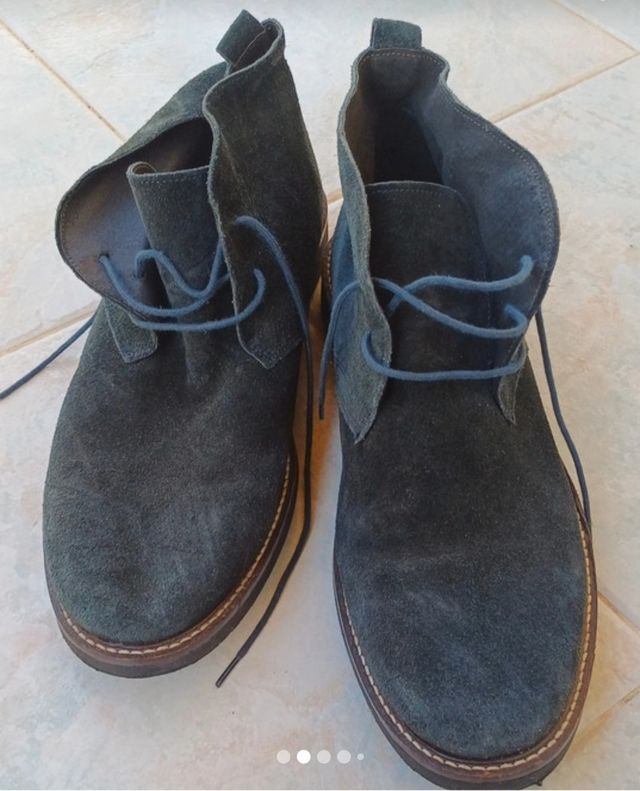 Polacchino camoscio artigianale uomo 45