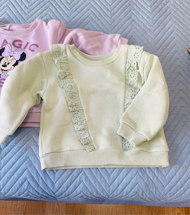 Conjunto 2 sudaderas niña Minnie Mouse