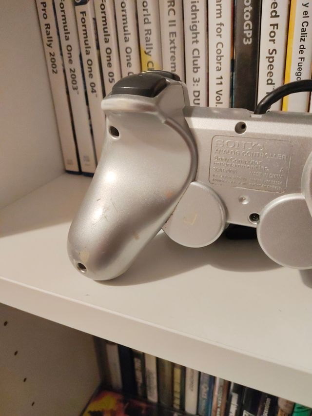 Mando DualShock 2 PS2 silver