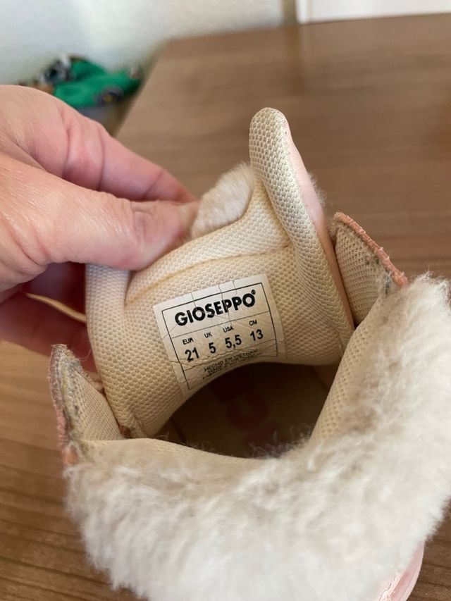 Botas Gioseppo niña piel unicornio rosa