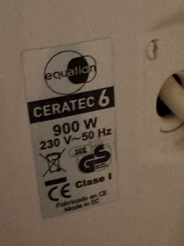 Emisor Térmico Cerámico.