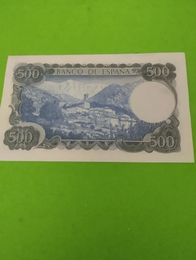 Billete Banco de España 500 Pesetas 1971