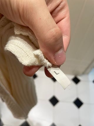 Gilet bianco con allacciatura incrociata