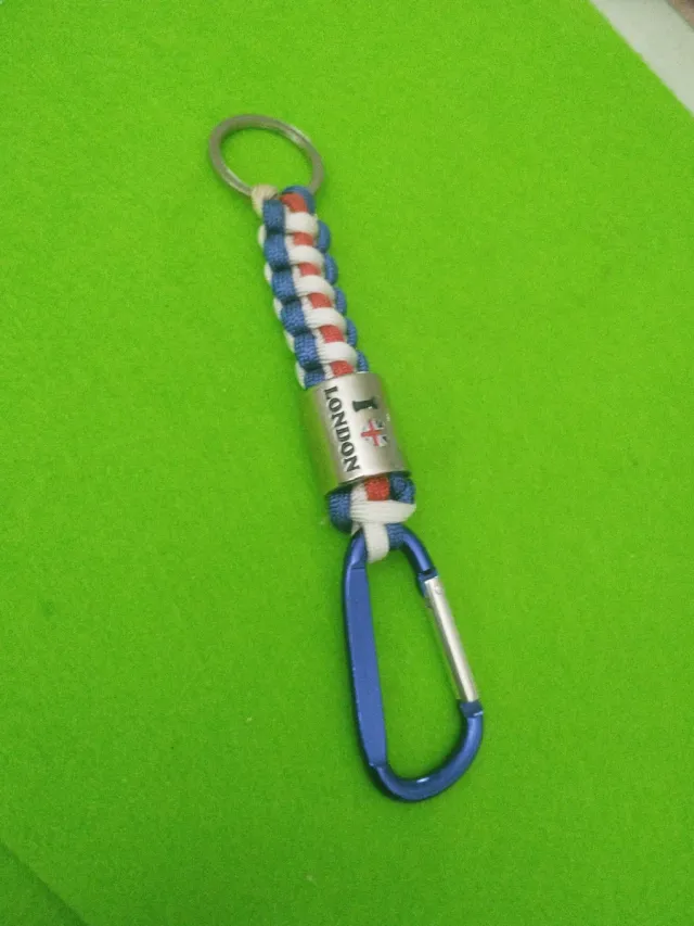 Llavero I Love London con mosquetón