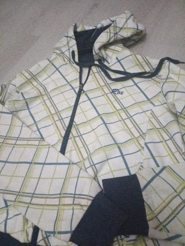 Sudadera Rox cuadros capucha S/M