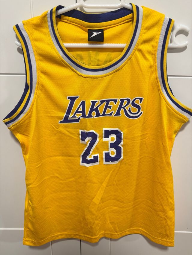 Camiseta Lakers 23 Amarilla