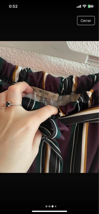 Pantalones de vestir a rayas