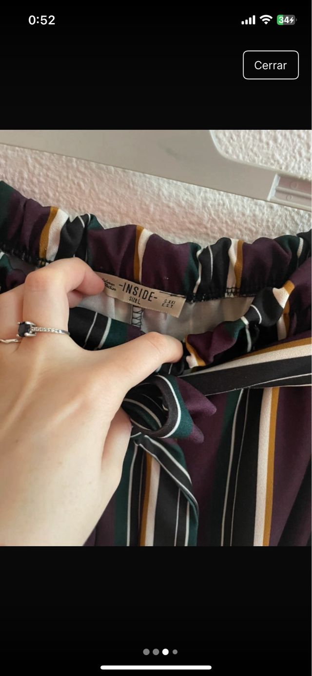 Pantalones de vestir a rayas