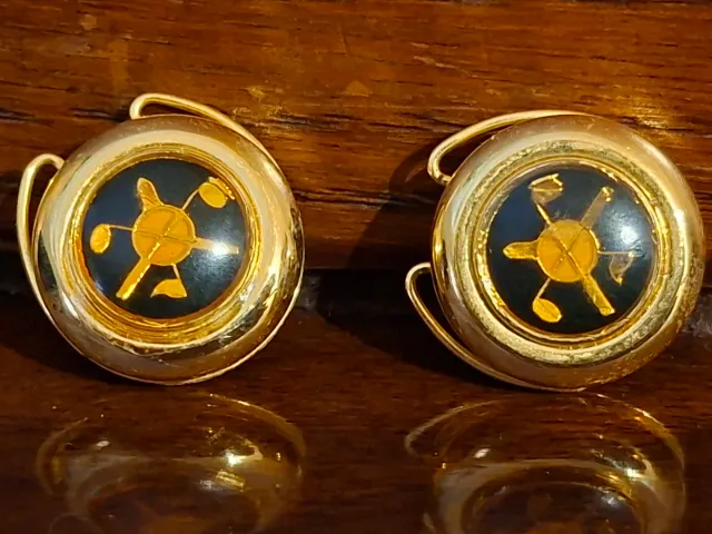 Cubrebotones Oro y Verde