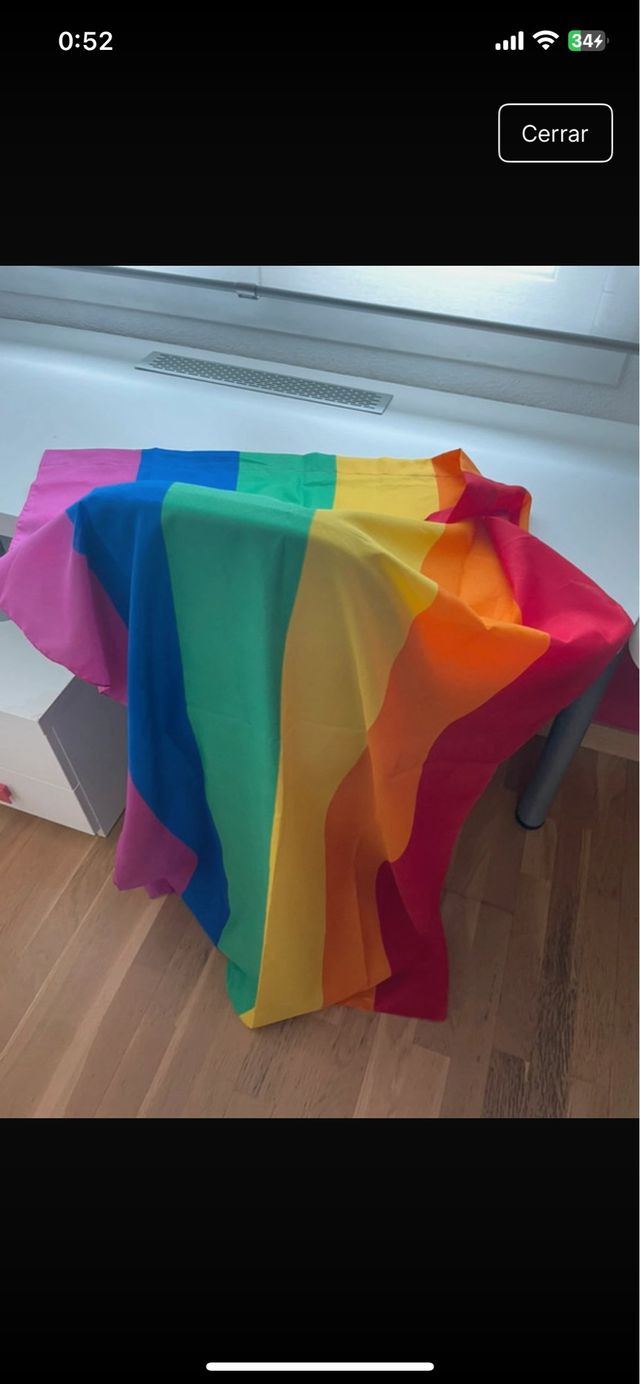 Bandera arcoíris LGTBQ+