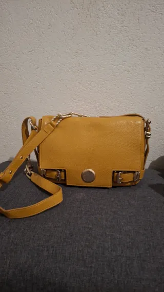 Bolso Versace Piel Amarillo Original