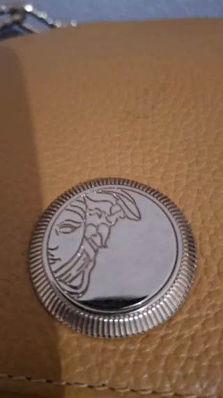 Bolso Versace Piel Amarillo Original