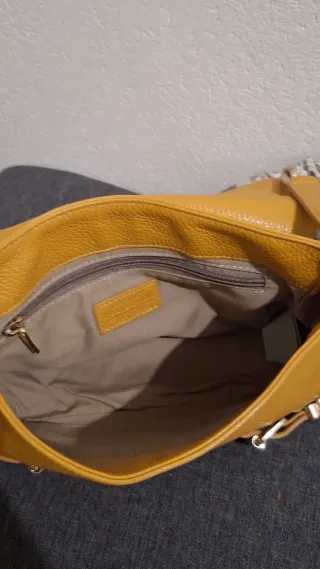 Bolso Versace Piel Amarillo Original