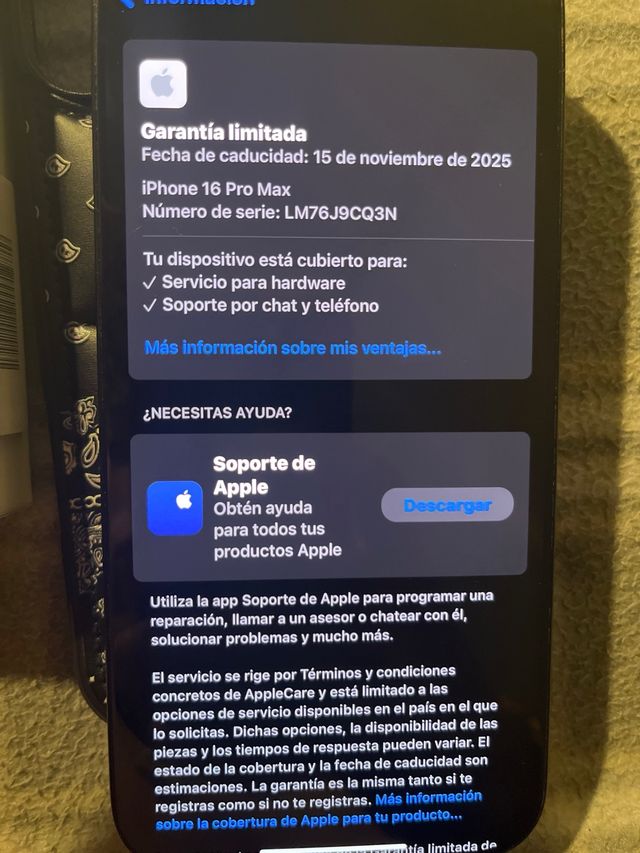 iPhone 16 Pro Max 512GB Negro