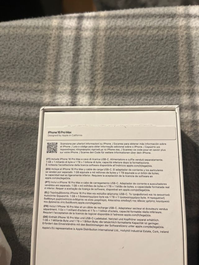 iPhone 16 Pro Max 512GB Negro