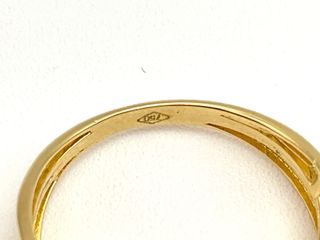 sortija oro 18k con circonita