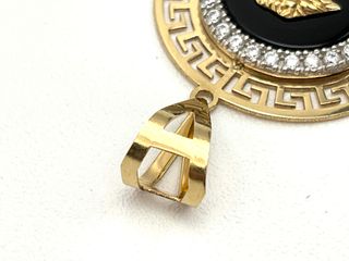 colgante oro 18k con circonita