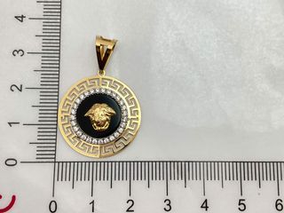 colgante oro 18k con circonita