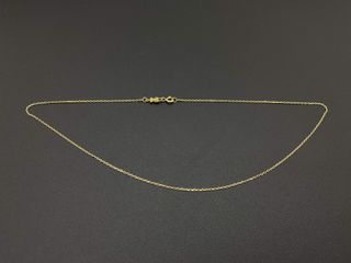 cadena oro 18k 20cm
