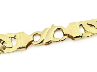 cadena oro 18k con circonita 1cm