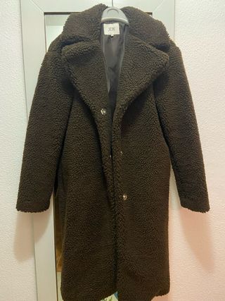 Abrigo teddy marrón JDY