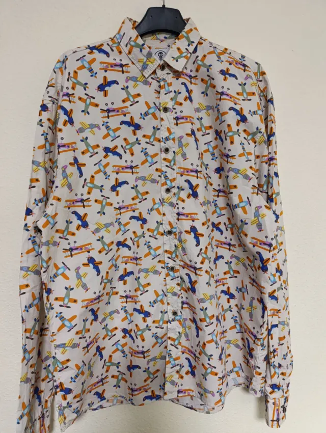 Camisa Mumy Room Estampado Aviones