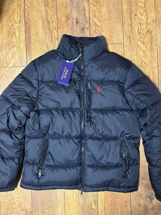 Abrigo Polo Ralph Lauren Gorham Negra Talla M